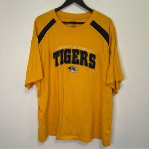 Men’s University of Missouri Tigers T-Shirt Gold 2XL by Pro Edge
